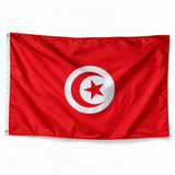 Drapeau de la Tunisie – Plusieurs Tailles – Polyester Résistant — photo réaliste IA