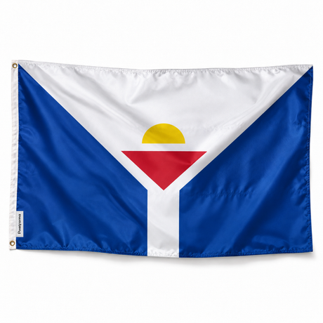 Drapeau de Saint-Martin – Plusieurs Tailles – Polyester Résistant