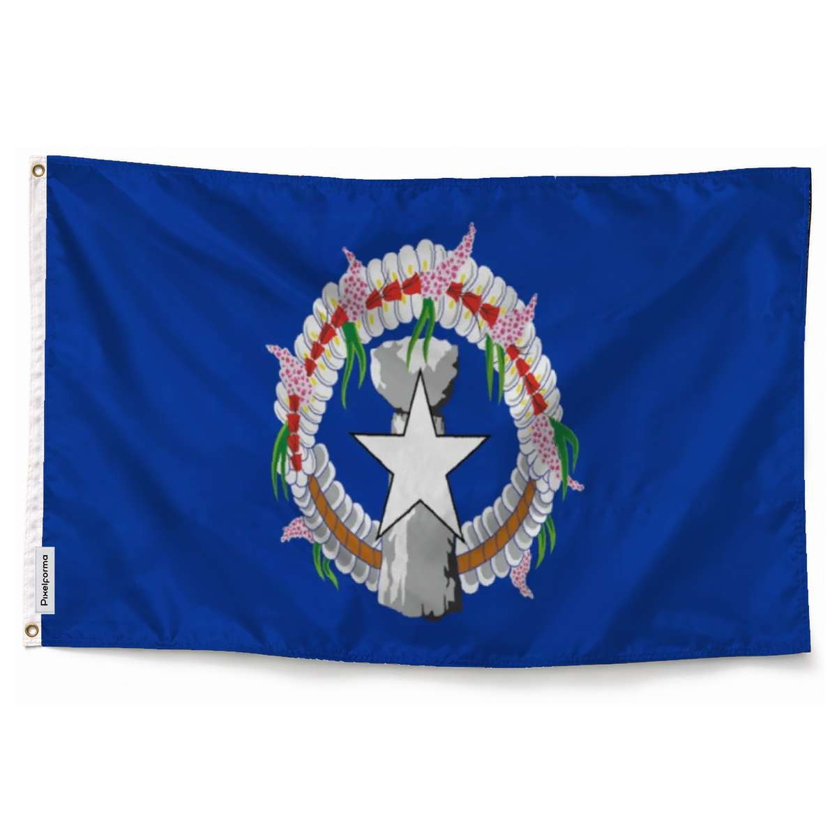 Drapeau l'Îles Mariannes Nord – Plusieurs Tailles – Polyester Résistant