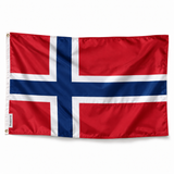 Drapeau de Svalbard et Jan Mayen – Plusieurs Tailles – Polyester Résistant
