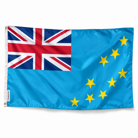 Drapeau des Tuvalu – Plusieurs Tailles – Polyester Résistant