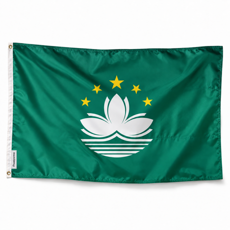 Drapeau de Macao – Plusieurs Tailles – Polyester Résistant