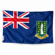 Drapeau des îles Vierges britanniques – Plusieurs Tailles – Polyester Résistant