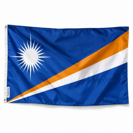 Drapeau des Îles Marshall – Plusieurs Tailles – Polyester Résistant