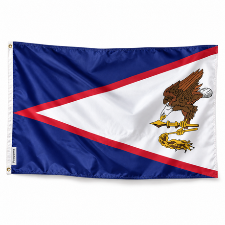 Drapeau des Samoa américaines – Plusieurs Tailles – Polyester Résistant