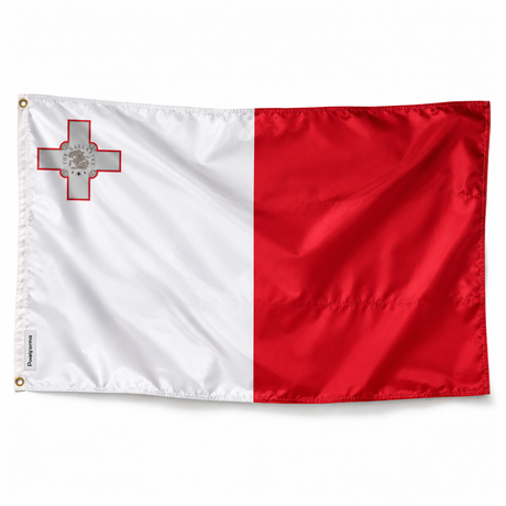 Drapeau de Malte – Plusieurs Tailles – Polyester Résistant