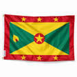 Drapeau de la Grenade – Plusieurs Tailles – Polyester Résistant