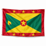 Drapeau de la Grenade – Plusieurs Tailles – Polyester Résistant — photo produit réaliste
