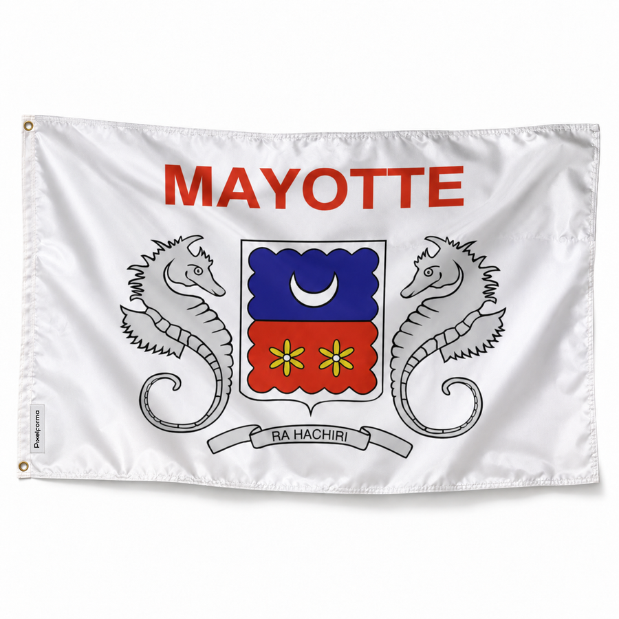 Mayotte Flag - Multiple Sizes - Durable Polyester
