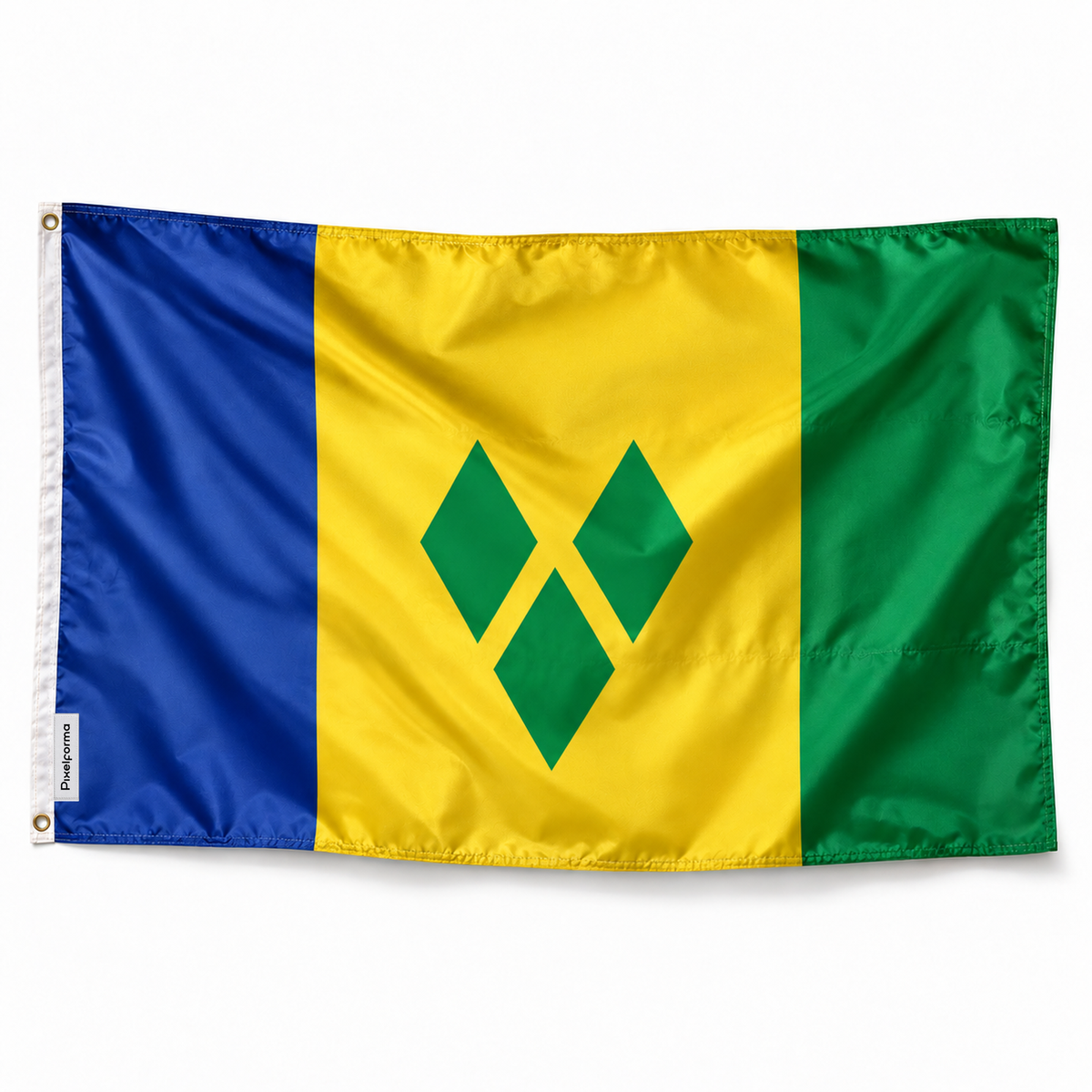 Drapeau Saint-Vincent-et-les-Grenadines – Plusieurs Tailles – Polyester Résistant