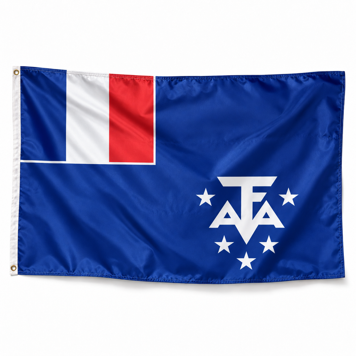 Drapeau de l'Antarctique françaises – Plusieurs Tailles – Polyester Résistant