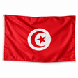 Drapeau de la Tunisie réaliste en polyester