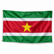 Drapeau du Suriname — photo produit réaliste en polyester