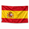 Drapeau de l'Espagne – Plusieurs Tailles – Polyester Résistant
