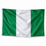 Drapeau du Nigeria réaliste en polyester