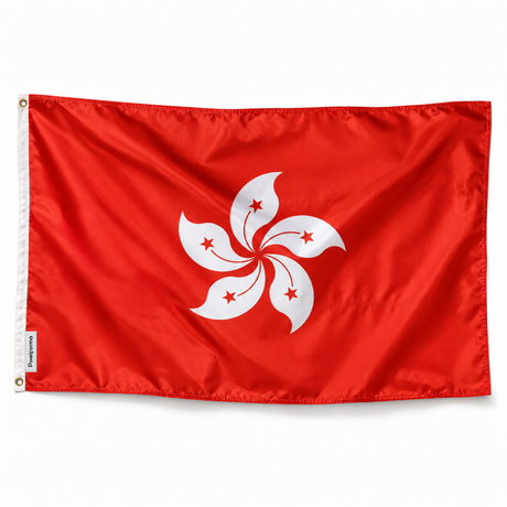Drapeau de Hong Kong – Plusieurs Tailles – Polyester Résistant