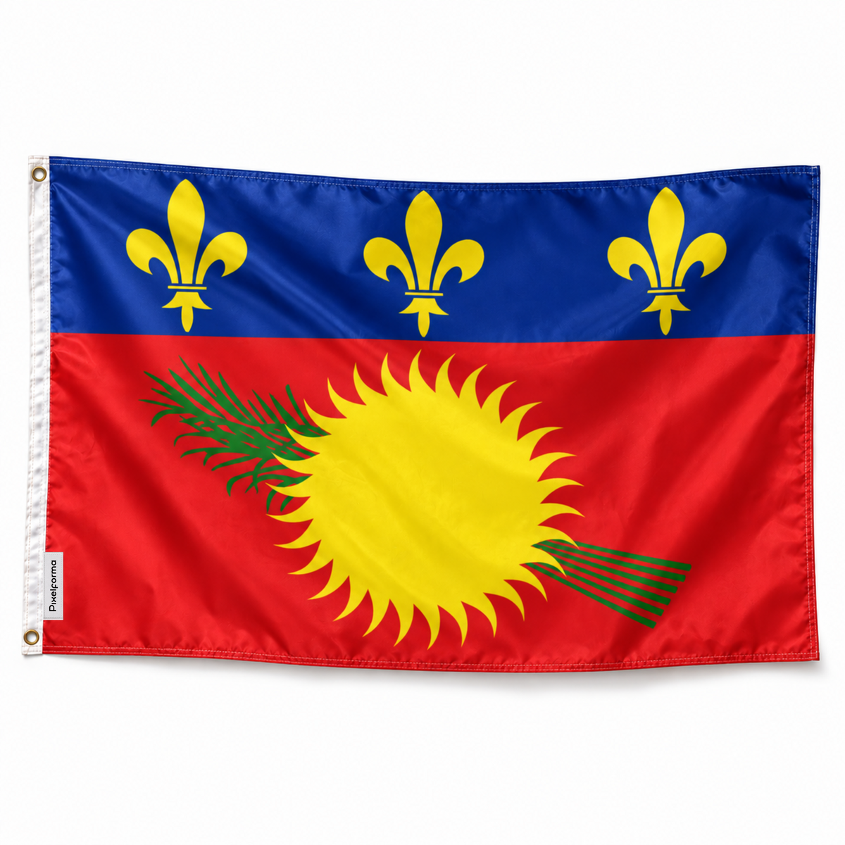 Drapeau de Guadeloupe – Plusieurs Tailles – Polyester Résistant