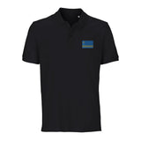 Polo drapeau aruba coton bio brodé unisexe élégant