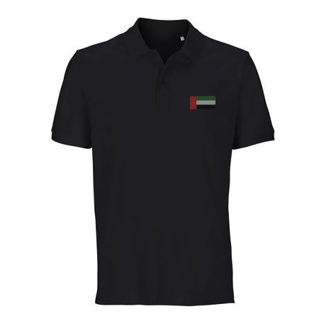 Polo drapeau émirats arabes unis brodé en coton bio