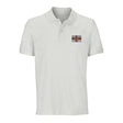 Polo drapeau guernesey coton bio brodé unisexe élégant