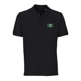 Polo drapeau île norfolk coton bio brodé unisexe élégant