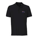 Polo drapeau îles caïmans coton bio brodé unisexe