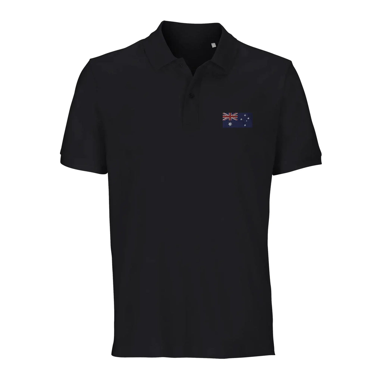 Polo drapeau îles heard-et-macdonald coton bio brodé