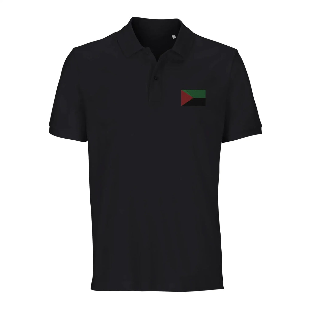 Polo drapeau martinique brodé en coton bio unisexe