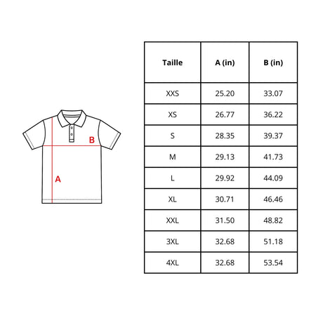 Polo drapeau monaco - pixelforma