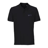 Polo drapeau nauru en coton bio brodé unisexe