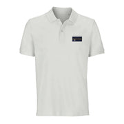 Polo drapeau nauru en coton bio brodé unisexe