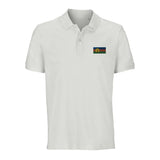 Polo drapeau nouvelle-calédonie coton bio brodé unisexe