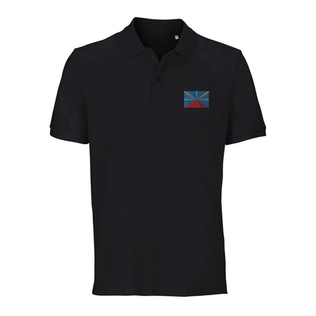 Polo drapeau réunion coton bio brodé style élégant