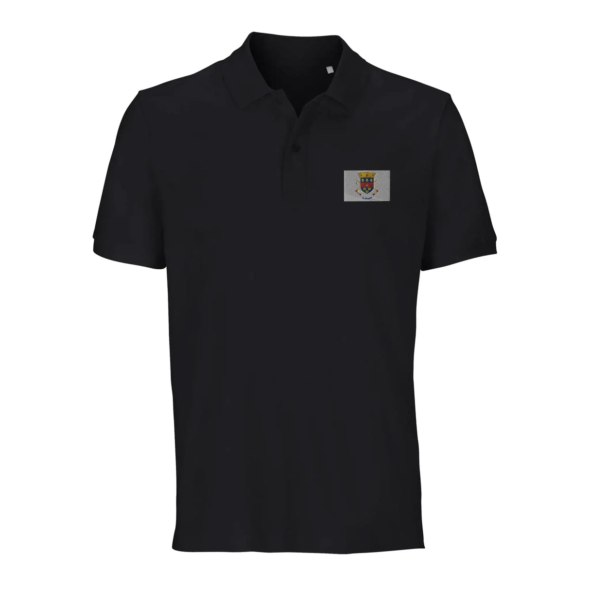 Polo drapeau saint-barthélemy brodé coton bio unisexe