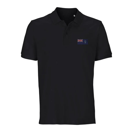 Polo drapeau sainte-hélène brodé coton bio unisexe