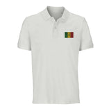 Polo drapeau sénégal coton bio brodé coupe unisexe