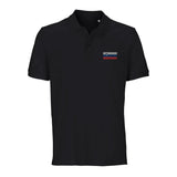 Polo drapeau slovénie coton bio brodé unisexe élégant