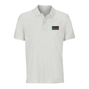 Polo drapeau soudan du sud coton bio brodé unisexe
