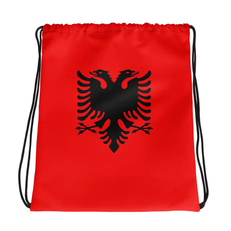 Sac à cordon albanie coton polyester style sportif léger