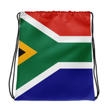 Sac à cordon drapeau afrique du sud coton polyester léger