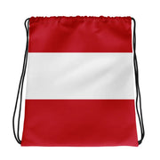 Sac à cordon drapeau autriche coton polyester léger