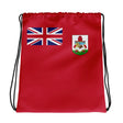 Sac à cordon drapeau bermudes coton polyester léger
