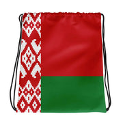 Sac à cordon drapeau biélorussie coton polyester léger