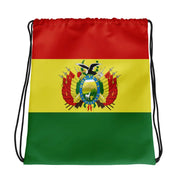 Sac à cordon drapeau bolivie coton polyester polyvalent