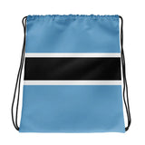 Sac à cordon drapeau botswana coton polyester usage quotidien