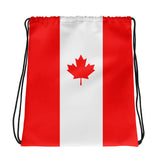 Sac à cordon drapeau canada coton polyester style sportif