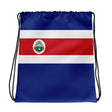 Sac à cordon drapeau costa rica coton polyester léger