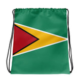Sac à cordon drapeau guyana coton polyester polyvalent