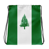 Sac à cordon drapeau île norfolk coton polyester léger