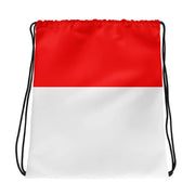 Sac à cordon drapeau indonésie coton polyester léger